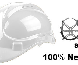SAFETY HELMET WHITE 100% NEW PE