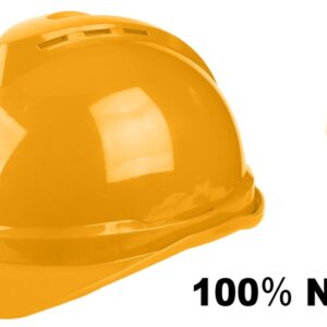 SAFETY HELMET YELLOW 100% NEW PE